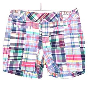 Kids 14 Ralph Lauren multicolored patch shorts